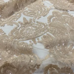 Princess Lace Table Linen in Champagne