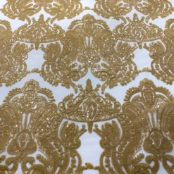 Princess Lace Table Linen in Gold