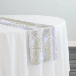 Princess Lace Table Runner in Ivory