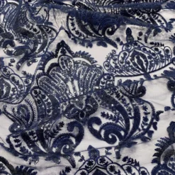 Princess Lace Table Runner in Navy