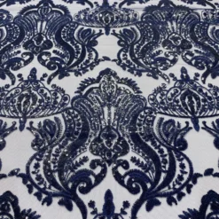 Princess Lace Table Runner in Navy