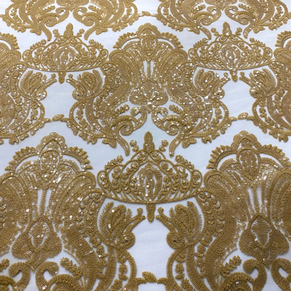 Princess Lace Table Runner in Gold