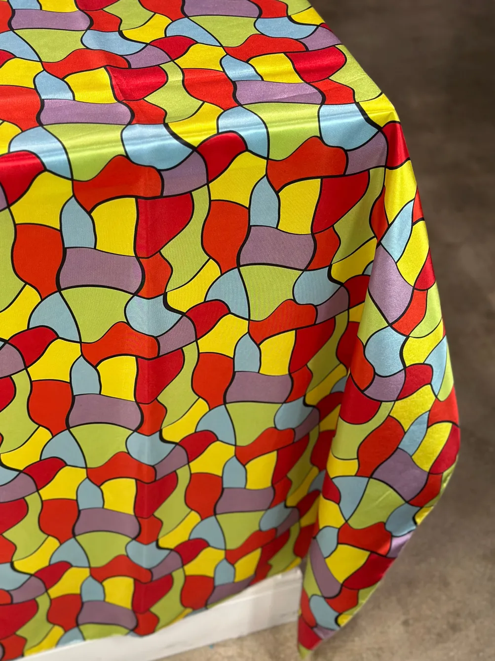 Puzzle Piece Print Table Linen