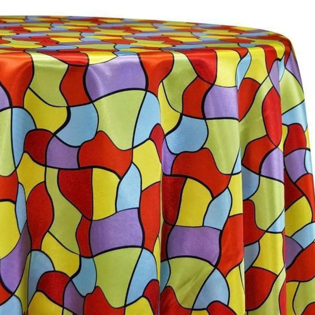 Puzzle Piece Print Table Linen