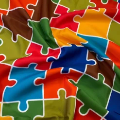 Puzzle (Poly Print) Table Runner