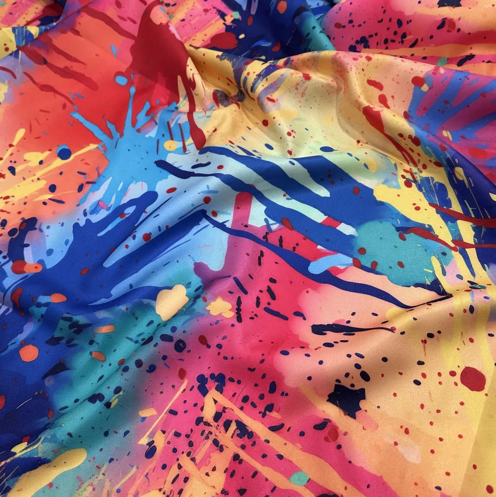 Rainbow Burst (Poly Print) Table Linen