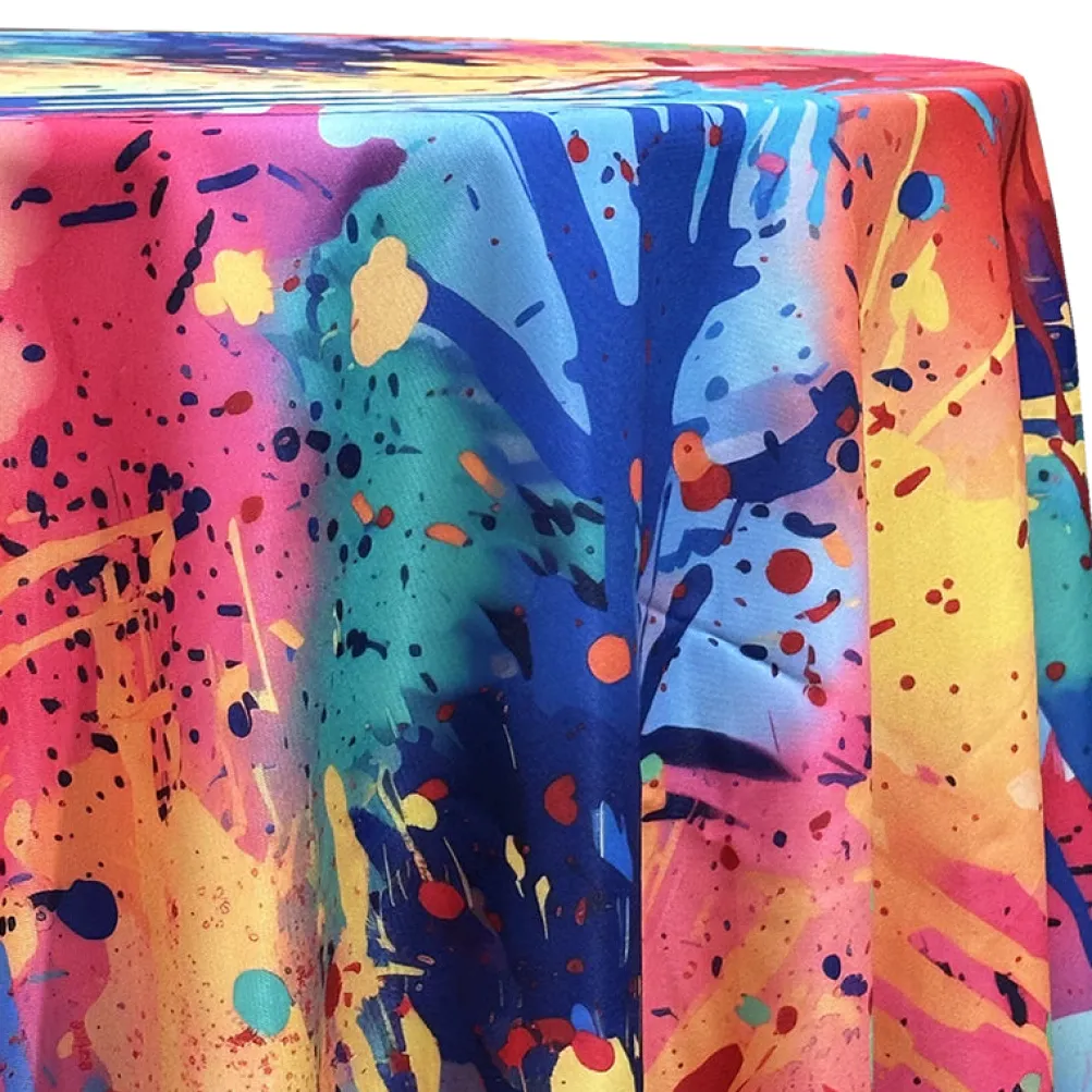 Rainbow Burst (Poly Print) Table Linen