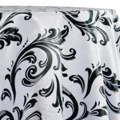 Regal Jacquard (Reversible) Table Linen in Black