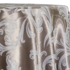 Regal Jacquard (Reversible) Table Linen in Champagne