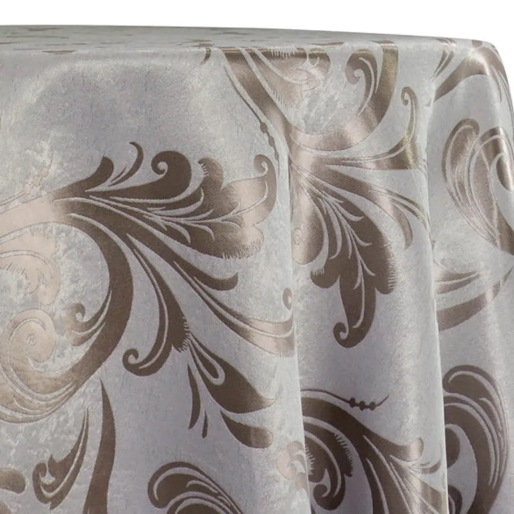 Regal Jacquard (Reversible) Table Linen in Champagne