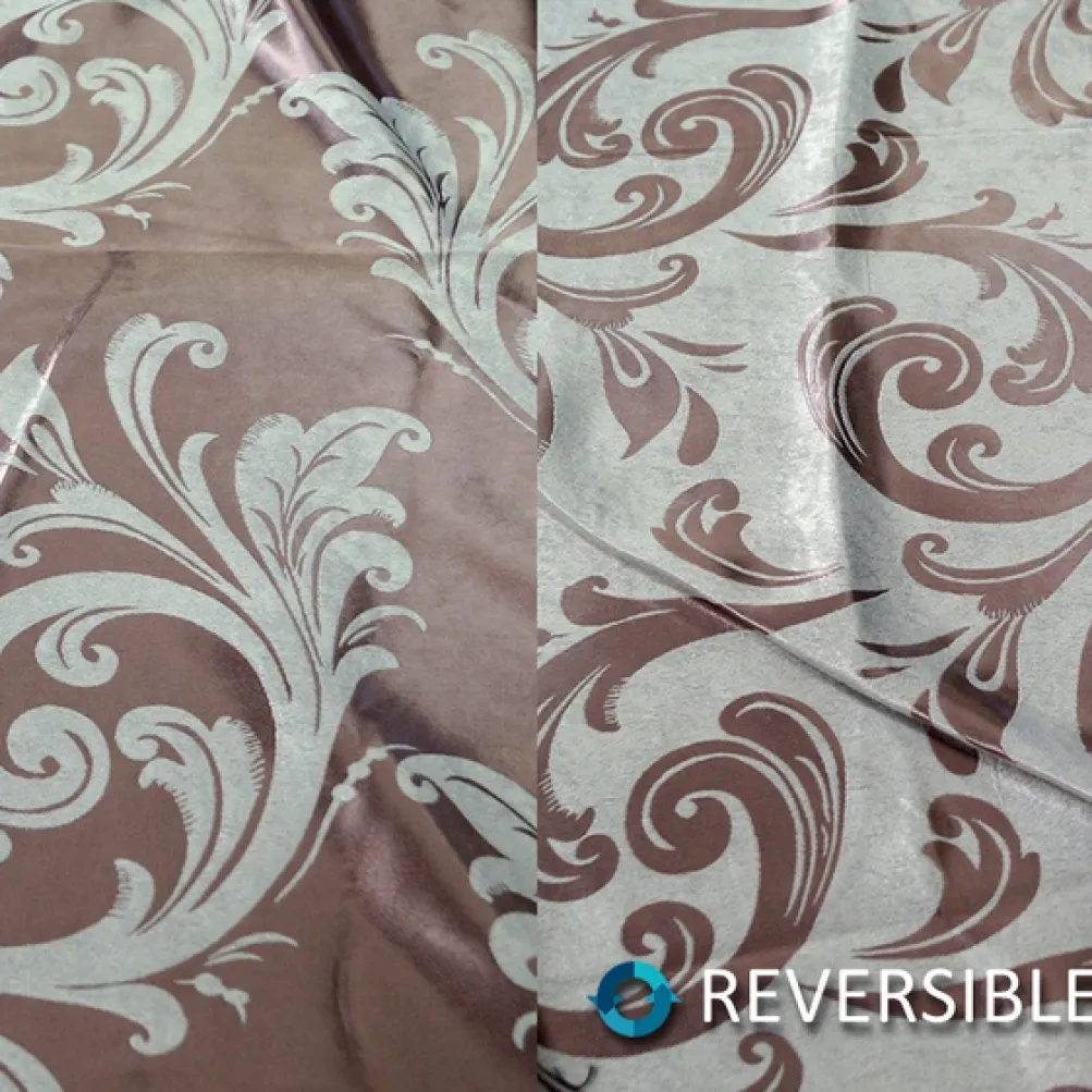 Regal Jacquard (Reversible) Table Runner in Dusty Rose