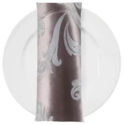 Regal Jacquard (Reversible) Table Napkin in Dusty Rose