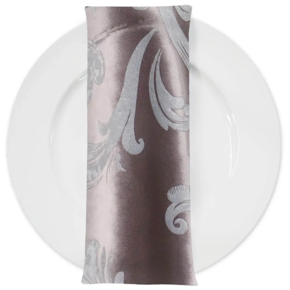 Regal Jacquard (Reversible) Table Napkin in Dusty Rose