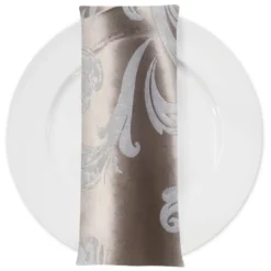 Regal Jacquard (Reversible) Table Napkin in Champagne