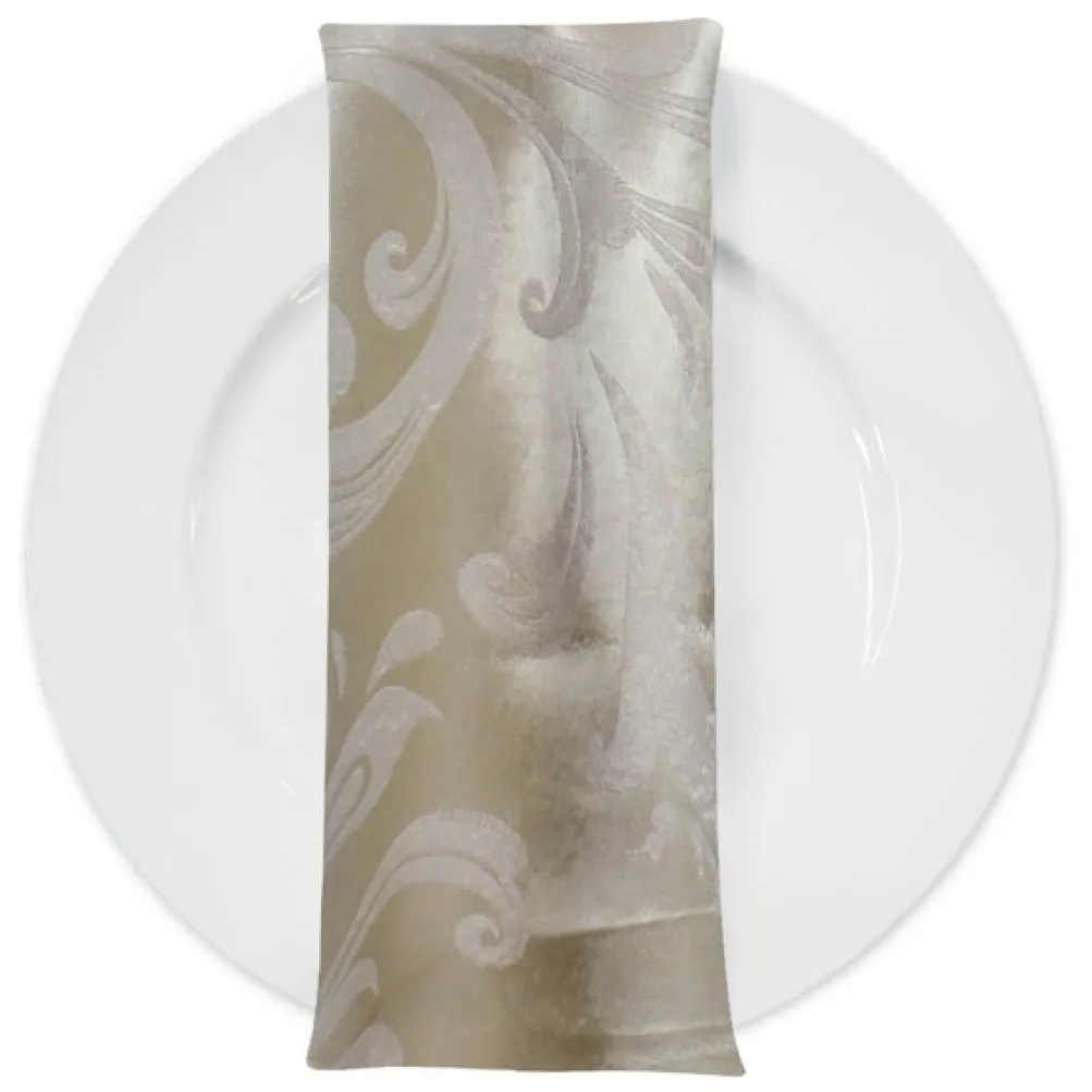 Regal Jacquard (Reversible) Table Napkin in Ivory