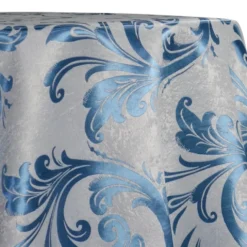 Regal Jacquard (Reversible) Table Linen in Turquoise