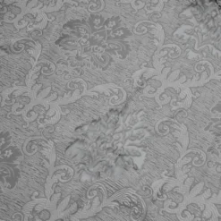 Regency Damask Sheer Table Runner in Silver