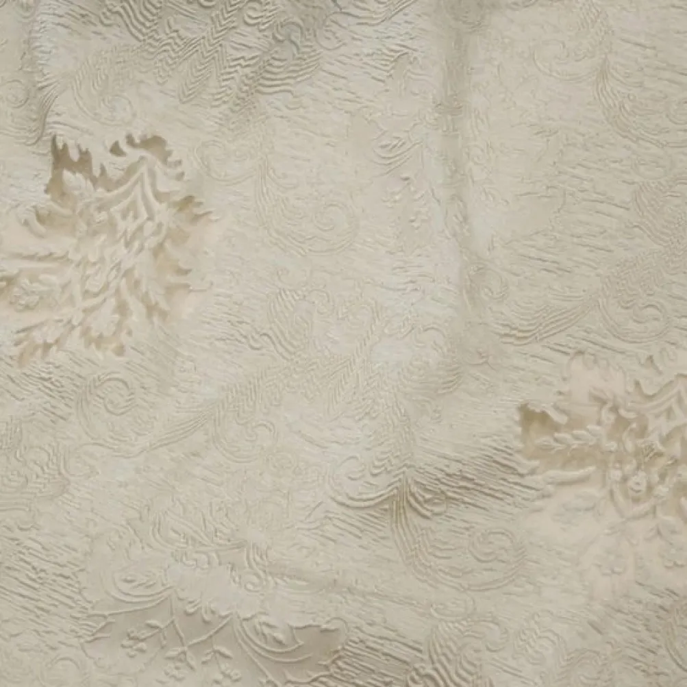 Regency Damask Sheer Table Runner in Champagne