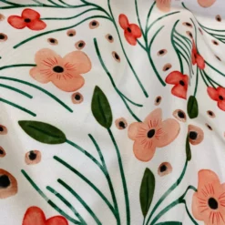 Retro Floral (Poly Print) Table Runner