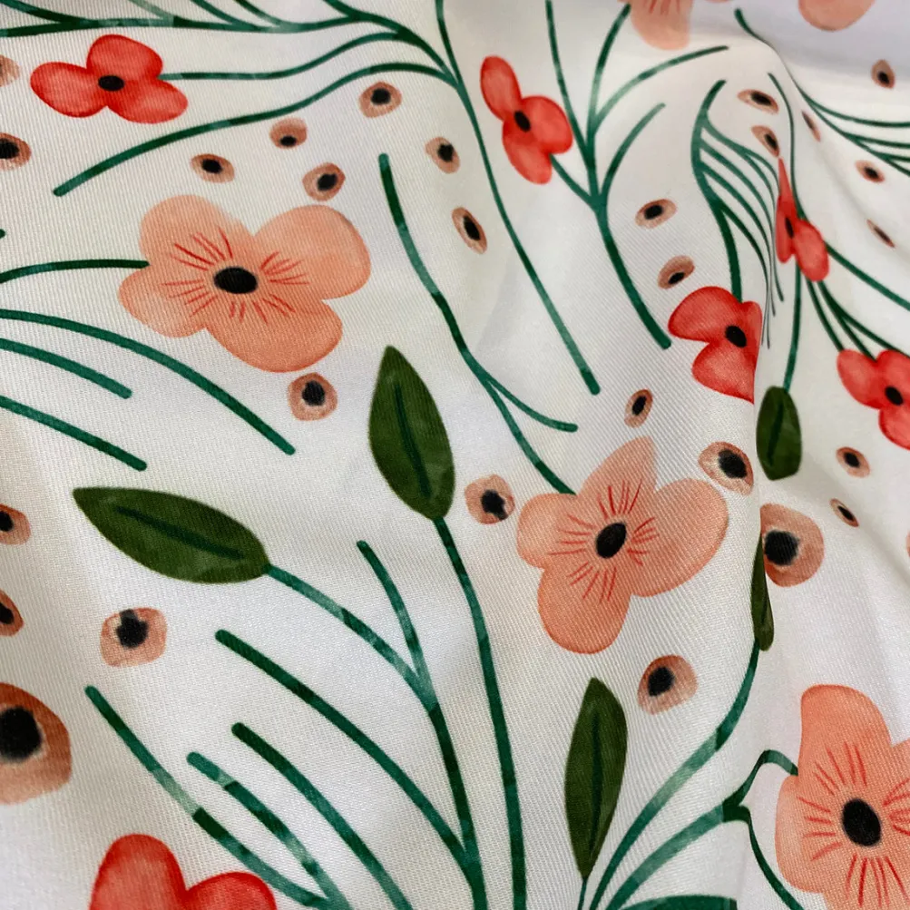 Retro Floral (Poly Print) Table Linen