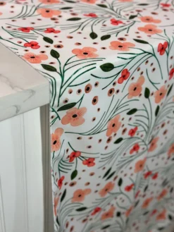 Retro Floral (Poly Print) Table Linen