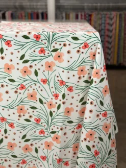 Retro Floral (Poly Print) Table Linen