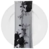 Ribbon Mesh Lace (w/ Poly Lining) Table Napkin in Black