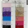 Ribbon Mesh Lace (w/ Poly Lining) Table Napkin in Fuchsia