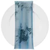 Ribbon Mesh Lace (w/ Poly Lining) Table Napkin in Turquoise