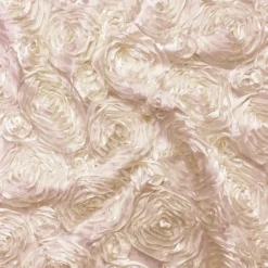 Rose Satin (3D) Table Runner in Champagne 340