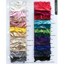 Rose Satin (3D) Table Runner in Champagne