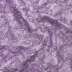 Rose Satin (3D) Table Runner in Lavender