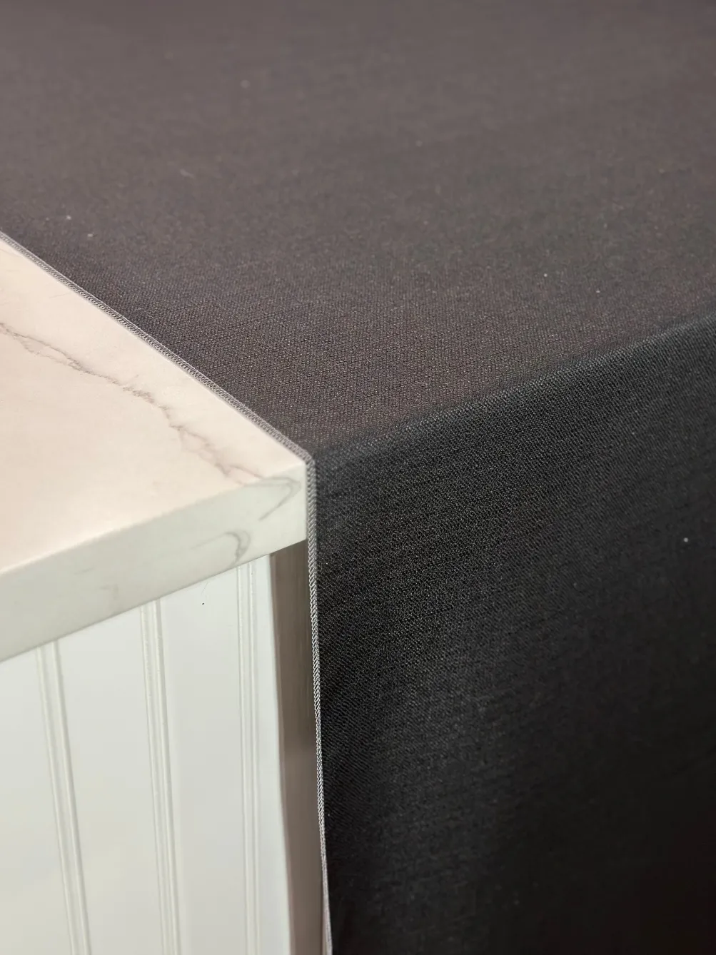 Rustic Linen Table Linen in Black