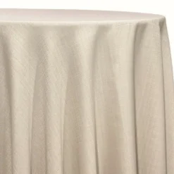Rustic Linen Table Linen in Bone