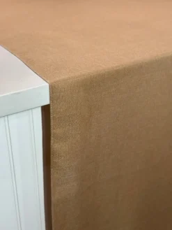 Rustic Linen Table Linen in Honey