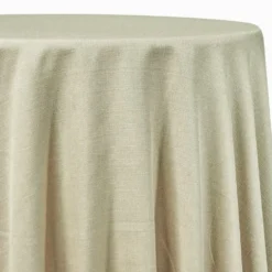 Rustic Linen Table Linen in Ivory