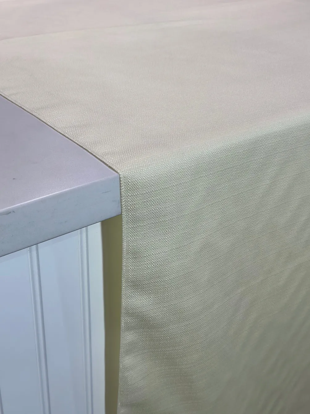 Rustic Linen Table Linen in Ivory