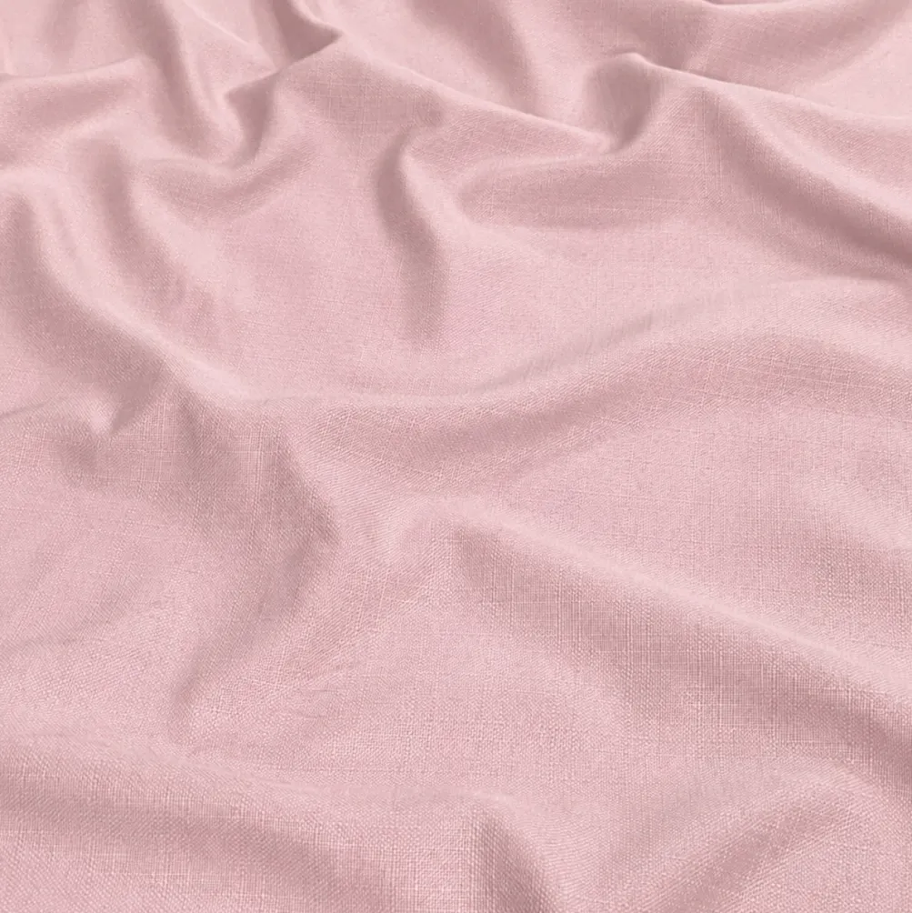 Rustic Linen Table Linen in Lt Pink