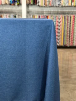 Rustic Linen Table Linen in Navy