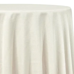 Rustic Linen Table Linen in Off White