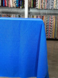 Rustic Linen Table Linen in Royal