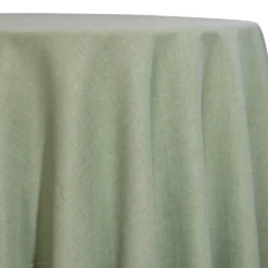 Rustic Linen Table Linen in Sage