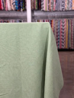 Rustic Linen Table Linen in Sage