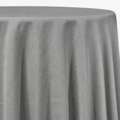 Rustic Linen Table Linen in Silver