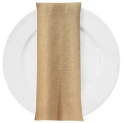 Rustic Linen Table Napkin in Honey