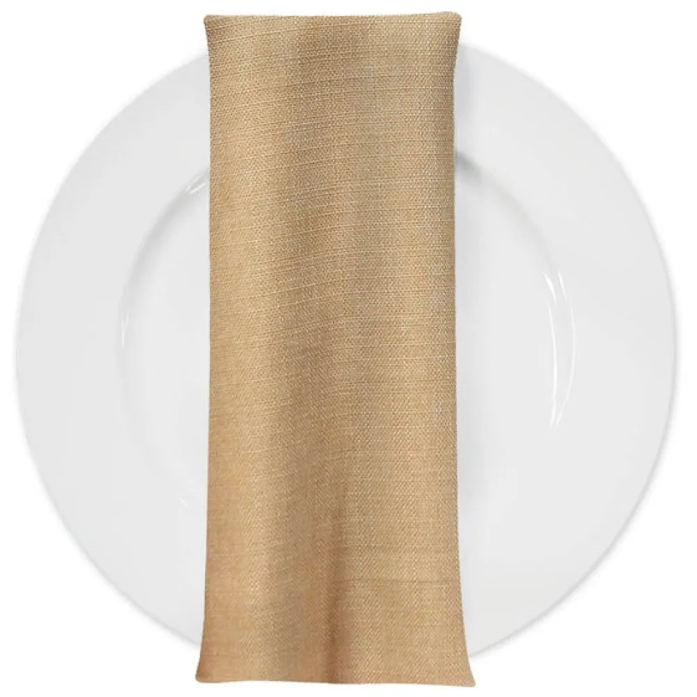 Rustic Linen Table Napkin in Honey
