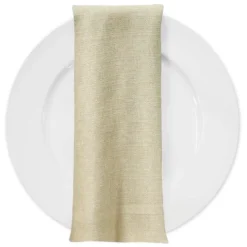 Rustic Linen Table Napkin in Ivory