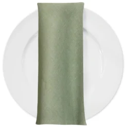 Rustic Linen Table Napkin in Sage