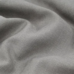 Rustic Linen Table Runner in Silver