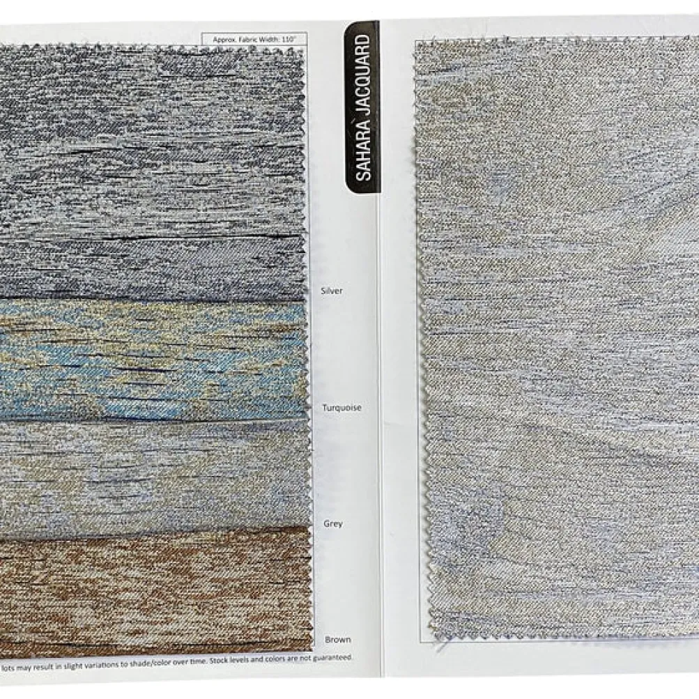 Sahara Jacquard Table Linen in Grey
